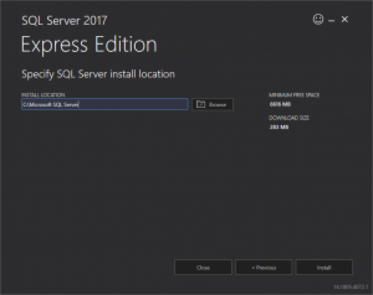 File:SQL Server Install 2017 Express - 3.png